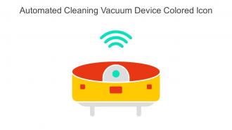 Automated Cleaning Vacuum Device Colored Icon In Powerpoint Pptx Png And Editable Eps Format