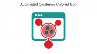 Automated Clustering Colored Icon In Powerpoint Pptx Png And Editable Eps Format