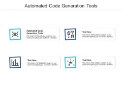 Automated code generation tools ppt powerpoint presentation infographic template inspiration cpb