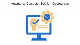 Automated Computer Solution Colored Icon In Powerpoint Pptx Png And Editable Eps Format