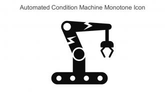 Automated Condition Machine Monotone Icon In Powerpoint Pptx Png And Editable Eps Format