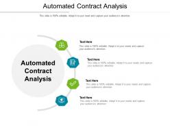 Automated contract analysis ppt powerpoint presentation inspiration infographics cpb