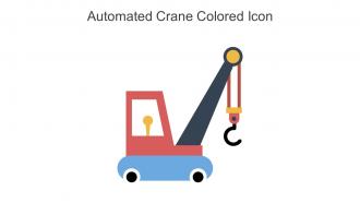 Automated Crane Colored Icon In Powerpoint Pptx Png And Editable Eps Format