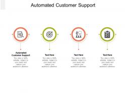 Automated customer support ppt powerpoint presentation infographics slide cpb