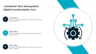 Automated Data Management Digital Transformation Icon