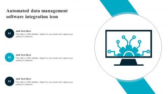 Automated Data Management Software Integration Icon