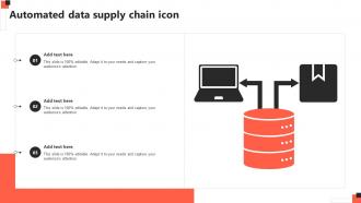 Automated Data Supply Chain Icon