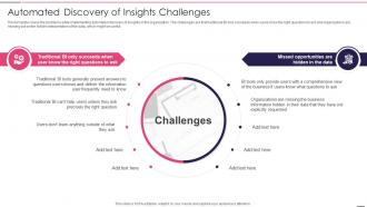 Automated Discovery Of Insights Challenges Governed Data And Analytic Quality Playbook