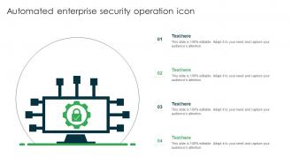 Automated Enterprise Security Operation Icon