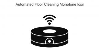 Automated Floor Cleaning Monotone Icon In Powerpoint Pptx Png And Editable Eps Format