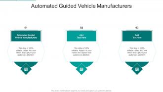 Automated Guided Vehicle Manufacturers In Powerpoint And Google Slides Cpb