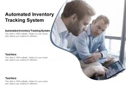 Automated inventory tracking system ppt powerpoint presentation professional display cpb