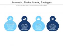 Automated market making strategies ppt powerpoint presentation show cpb