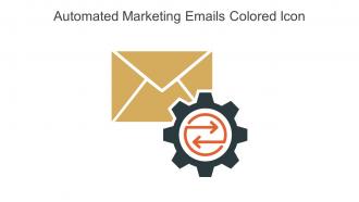 Automated Marketing Emails Colored Icon In Powerpoint Pptx Png And Editable Eps Format