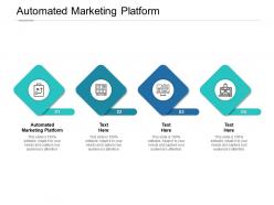 Automated marketing platform ppt powerpoint presentation infographics cpb