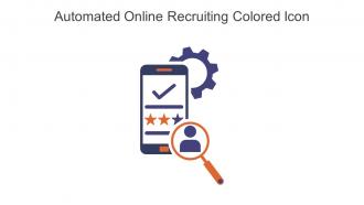 Automated Online Recruiting Colored Icon In Powerpoint Pptx Png And Editable Eps Format
