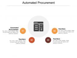 Automated procurementppt powerpoint presentation pictures designs download cpb