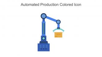 Automated Production Colored Icon In Powerpoint Pptx Png And Editable Eps Format
