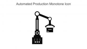 Automated Production Monotone Icon In Powerpoint Pptx Png And Editable Eps Format