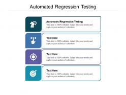 Automated regression testing ppt powerpoint presentation styles slide cpb