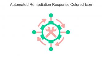 Automated Remediation Response Colored Icon In Powerpoint Pptx Png And Editable Eps Format