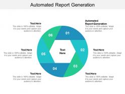 Automated report generation ppt powerpoint presentation background image cpb