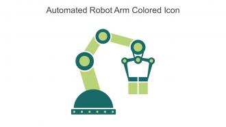 Automated Robot Arm Colored Icon In Powerpoint Pptx Png And Editable Eps Format