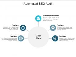 Automated seo audit ppt powerpoint presentation gallery ideas cpb