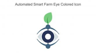 Automated Smart Farm Eye Colored Icon In Powerpoint Pptx Png And Editable Eps Format