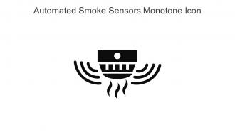 Automated Smoke Sensors Monotone Icon In Powerpoint Pptx Png And Editable Eps Format