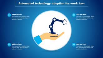 Automated Technology Adoption For Work Icon