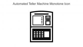 Automated Teller Machine Monotone Icon In Powerpoint Pptx Png And Editable Eps Format