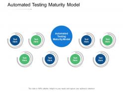 Automated testing maturity model ppt powerpoint presentation ideas visual aids cpb