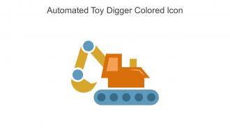 Automated Toy Digger Colored Icon In Powerpoint Pptx Png And Editable Eps Format