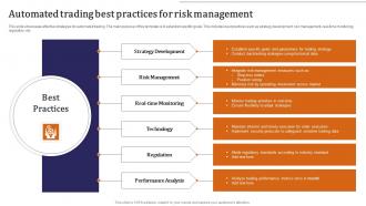 Automated Trading Best Practices For Risk Management