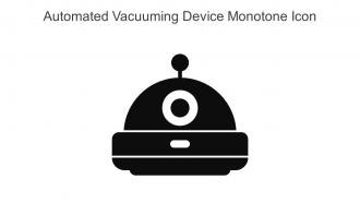 Automated Vacuuming Device Monotone Icon In Powerpoint Pptx Png And Editable Eps Format
