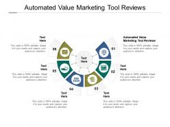 Automated value marketing tool reviews ppt powerpoint presentation portfolio brochure cpb