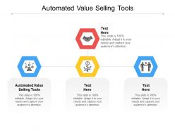 Automated value selling tools ppt powerpoint presentation styles information cpb