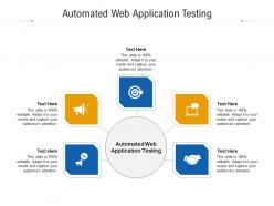 Automated web application testing ppt powerpoint presentation gallery examples cpb
