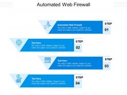 Automated web firewall ppt powerpoint presentation example cpb