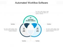 Automated workflow software ppt powerpoint presentation icon mockup cpb