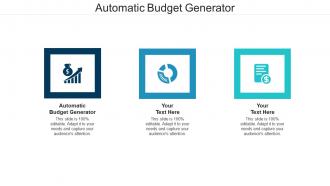 Automatic budget generator ppt powerpoint presentation file good cpb