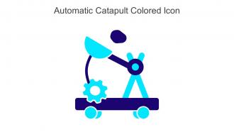 Automatic Catapult Colored Icon In Powerpoint Pptx Png And Editable Eps Format