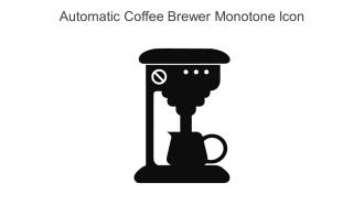 Automatic Coffee Brewer Monotone Icon In Powerpoint Pptx Png And Editable Eps Format