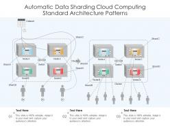 Automatic data sharding cloud computing standard architecture patterns ppt powerpoint slide