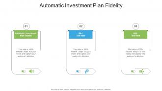 Automatic Investment Plan Fidelity In Powerpoint And Google Slides Cpb