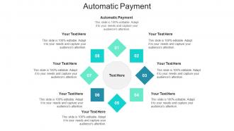 Automatic payment ppt powerpoint presentationmodel brochure cpb