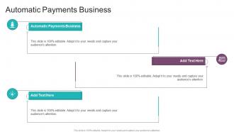 Automatic Payments Business In Powerpoint And Google Slides Cpb