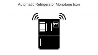 Automatic Refrigerator Monotone Icon In Powerpoint Pptx Png And Editable Eps Format