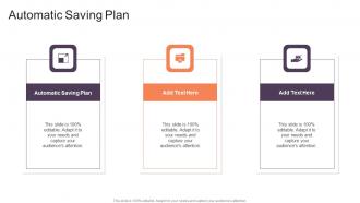 Automatic Saving Plan In Powerpoint And Google Slides Cpb